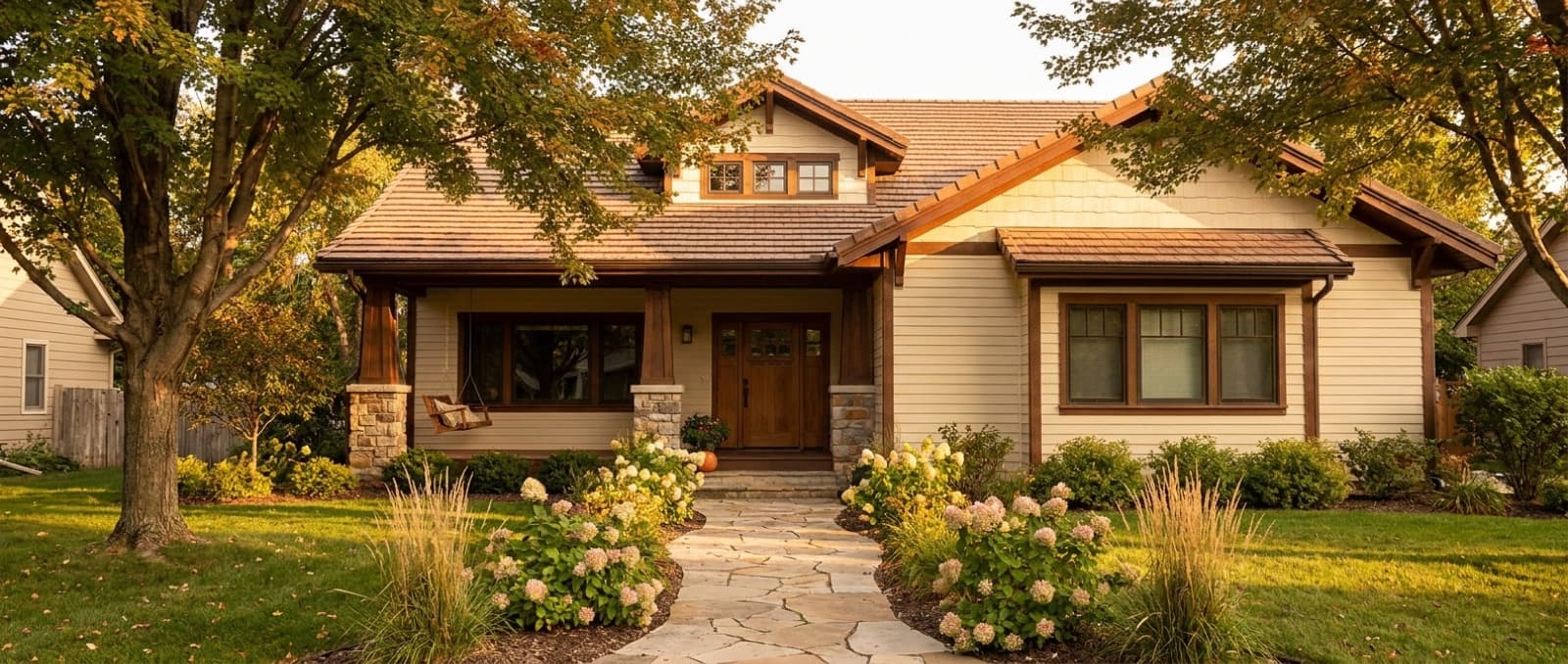 A welcoming residential exterior